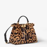 FENDI Peekaboo ISeeU Small Printed cavallino calfskin bag - Image 5